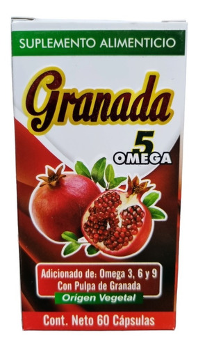 Granada Omega 5 Con 60 Capsulas Naturalin
