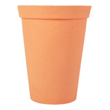 Vaso Plantas Cônico C/ Borda Atenas 66 Cm Terracota - Afort