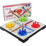 Juego De Mesa Magnético Kidami Ludo, Plegable Y Para Lle [u]