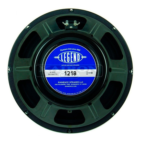 Parlante Para Guitarra Eminence Legend 1218 150 Watts 12''