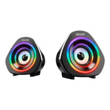Parlantes Altavoces Gaming Luz Led 3.5 Mm Pc Maxell Ssg-700