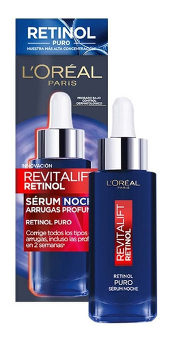 L'oréal Paris Serum Facial Noche Con Retinol Revitalift