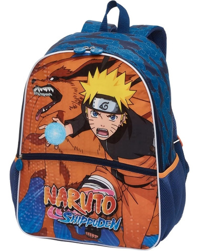 Mochila Escolar Infantil Meninos Juvenil Naruto Kurama 97804