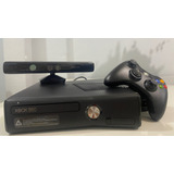 Microsoft Xbox 360 S 4gb Preto Bloqueado - Original + Kinect 
