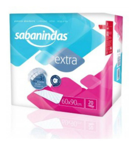 20 Sabanindas Extra Absorventes Zaleas Descartables 60x90 Cm