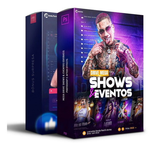 Pack 3.500 Shows ,eventos ,musicas Editável Photoshop