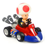 Figura Mario Kart  Carro Fricción Niños Juguete Toad Gde