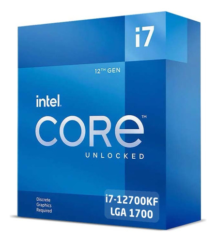 Procesador Intel Core I7 12700kf - 12th Gen - 12 Núcleos 