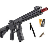 Airsoft Rifle Rossi Ar15 M4 Neptune Sentinel 10´ + Brindes