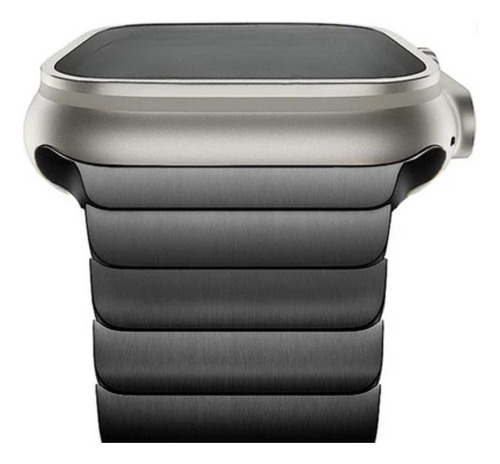 Pulseira Metal Titanium P/ Apple Watch 42/44/45/49mm 