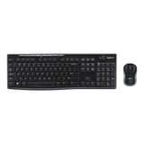 Teclado Y Mouse Logitech Inalambrico Mk270 Antiderrame