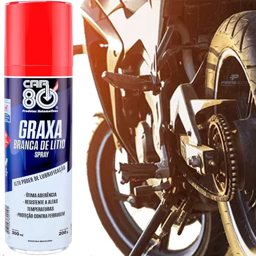 Lubrificante Corrente De Moto - Graxa Bca Spray Car80 300ml