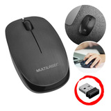 Mouse Sem Fio Usb Multilaser Mo251 Preto Original Lacrado