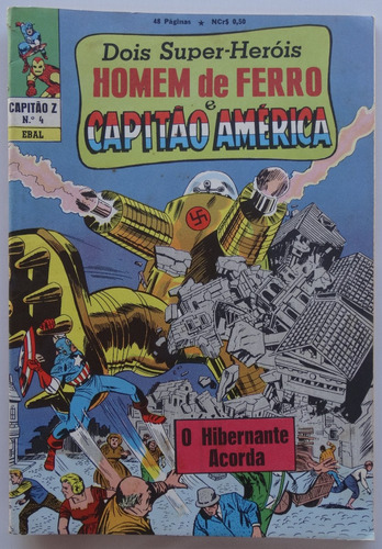 Homem De Ferro E Capitão América (capitão Z) 3ª Série N° 4 Ebal