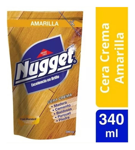 Cera Para Pisos En Crema Doypack 340cc Amarillo - Nugget