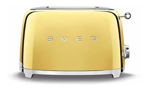 Tostadora Smeg  220v. 2 Panes Tsf01goeu | Dorado §