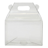 Caja Boxlunch Grande Transparente 10 Piezas