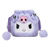 Cartera Kuromi Bandolera Peluche Sanrio Kawaii Kitty Nena