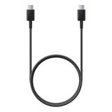 Cable Usb 2.0 Samsung Cable Usb-c To Usb-c Negro Con Entrada Usb Tipo C Salida Usb Tipo C