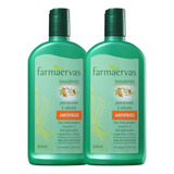  Kit 2 Shampoos 320ml Jaborandi Óleo De Argan Farmaervas