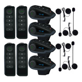 Intercomunicador Inalámbrico Moto Gadnic Kit X4 Bluetooth