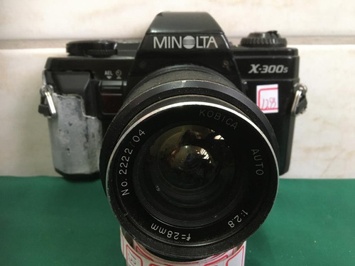 N°128 Câmera Foto Minolta X300s 1:2'8 28mm - Não Funciona