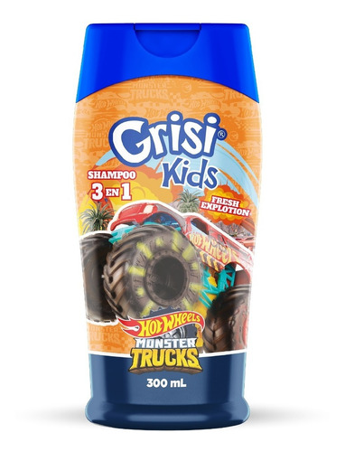 Grisi Kids Shampoo 3 En 1 T.color Hotwheels 300ml
