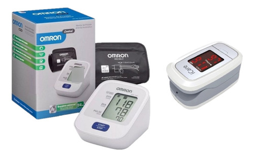 Tensiometro Digital Omron Hem-7120+ Oximetro De Dedo Regalo!