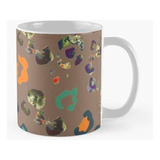 Taza Marrón Moderno Animalier Calidad Premium