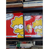 The Simpsons ,libro Info Personaje + Muñeco Lisa C Base