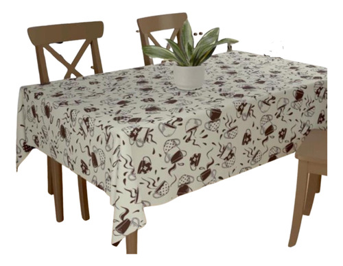 Toalha De Mesa 8 Lugares Retangular Oxford 2,50m X 1,40m