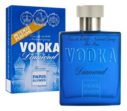Perfume Masculino Vodka Diamond Paris Elysees Edt 100 Ml Original