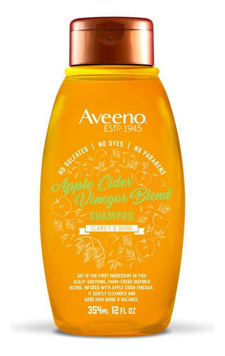 Aveeno Shampoo Vinagre De Manzana 354 Ml