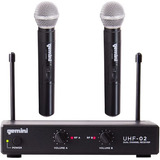 Sistema Inalámbrico De Doble Canal Gemini Uhf-02m