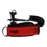 Magik Boards Leash Profissional De Bodyboard Tamanho:g Cor Vermelho