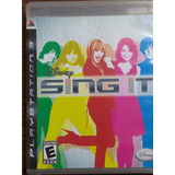 Sing It Juego Original Fisico Para Ps3