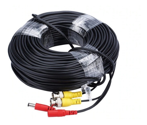 Cable Hd Siames Coaxial 20mts Camara Cctv Video Voltaje