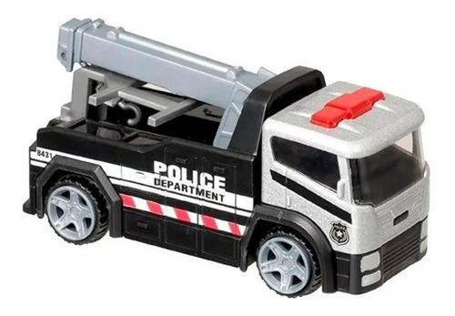 Camion Urbano Bombero Policia Metal 12cm Pce 14065 Bigshop