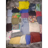 Lote De Roupas Femininas 28 Peças Blusinhas  Shorts Vestidos