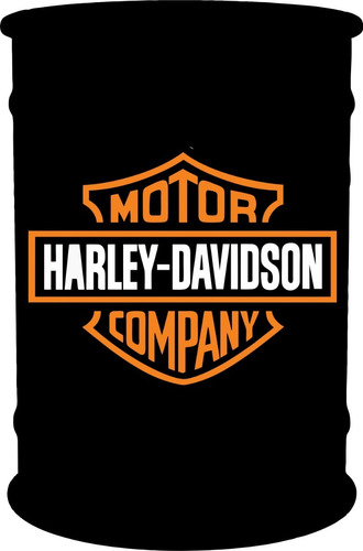 Adesivo Decorativo Tambor 200l Harley  50x38 De Alt