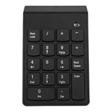 Teclado Mini Numérico Inalámbrico Usb 18 Teclas Notebook Pc Color Del Teclado Negro Idioma Español Latinoamérica