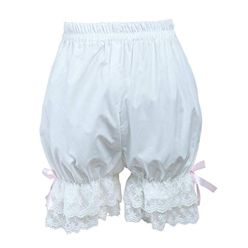 Cemavin Cotton Cute White Lace Lolita Bloomers