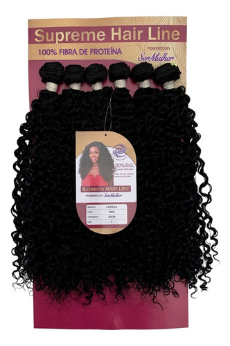 Cabelo Bio Vegetal Cacheado Ser Mulher Mod Lorena 55 Cm