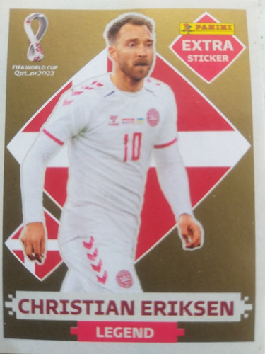 Figurinha Chistian Eriksen Legend Dourada Oficial