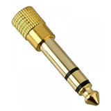 Adaptador Audio Plug 6.5mm Macho Jack 3.5mm Hembra Microfono