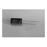 50 Peças Capacitor Eletrolítico 1000uf 25v 1000 X 25 105ºc