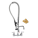 Grifo De Cocina Comercial Con Rociador Pre-rinse, 8''