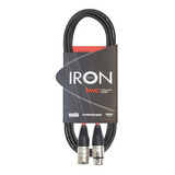 Cable Microfono Kwc Iron 241 Canon/canon Std 3 Mts Oferta!!!