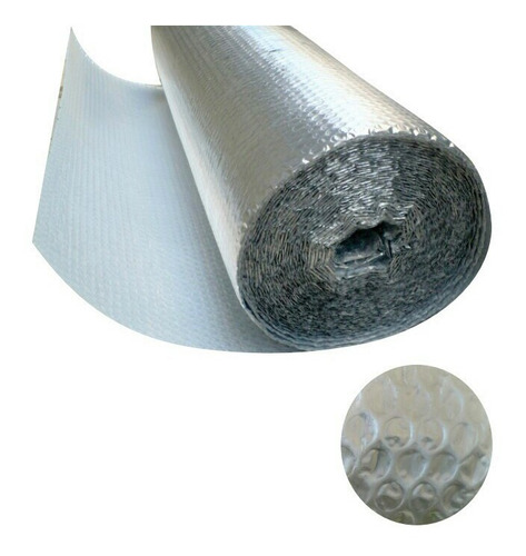 Aislante Termico Aluminizado Con Burbujas 10mm X 5 Mts2