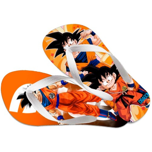 Chinelo Masculino Dragon Ball Goku Sandália Ref: 001